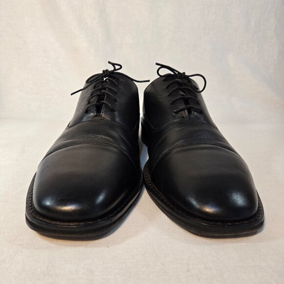 COLE HAAN Williams Formal Black Leather Cap Oxford Dress Shoes Men's Size 11M. - Picture 4 of 16